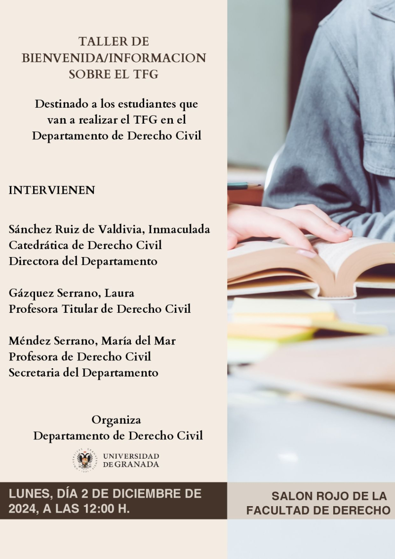 Taller TFG Taller informativo TFG