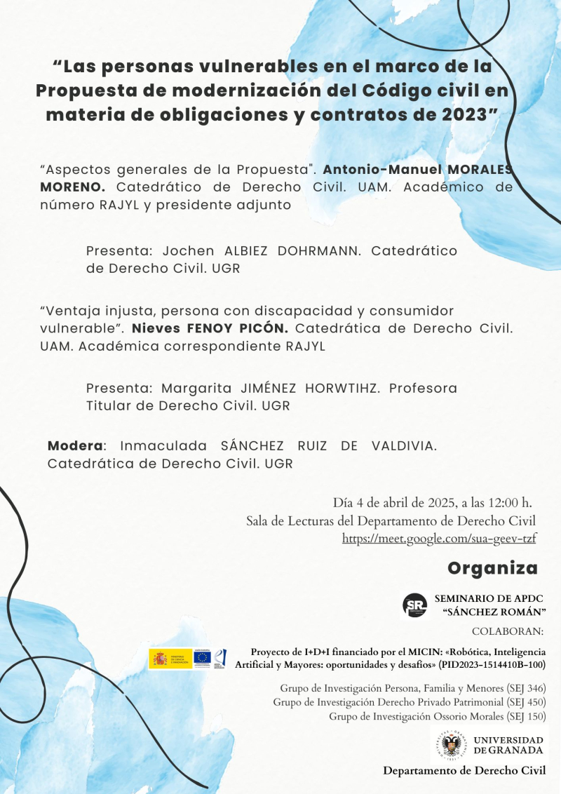 Personas vulnerables Personas vulnerables en materia de obligaciones